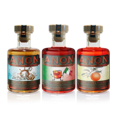 ANON Non Alcoholic Spirit Miniature Gift Pack 3x5cl