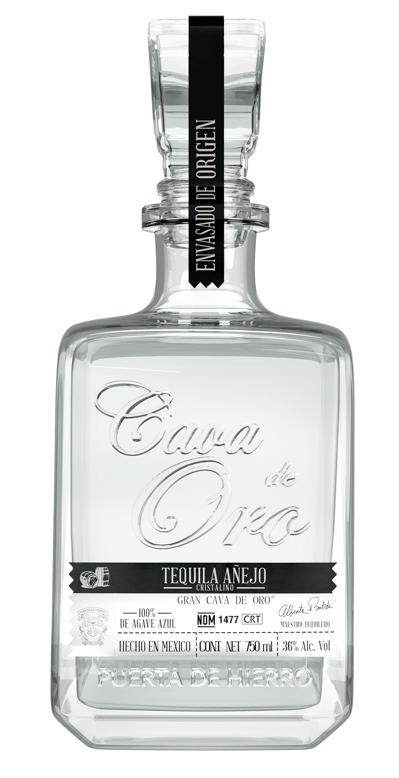 Cava De Oro Tequila Añejo Cristalino 70cl