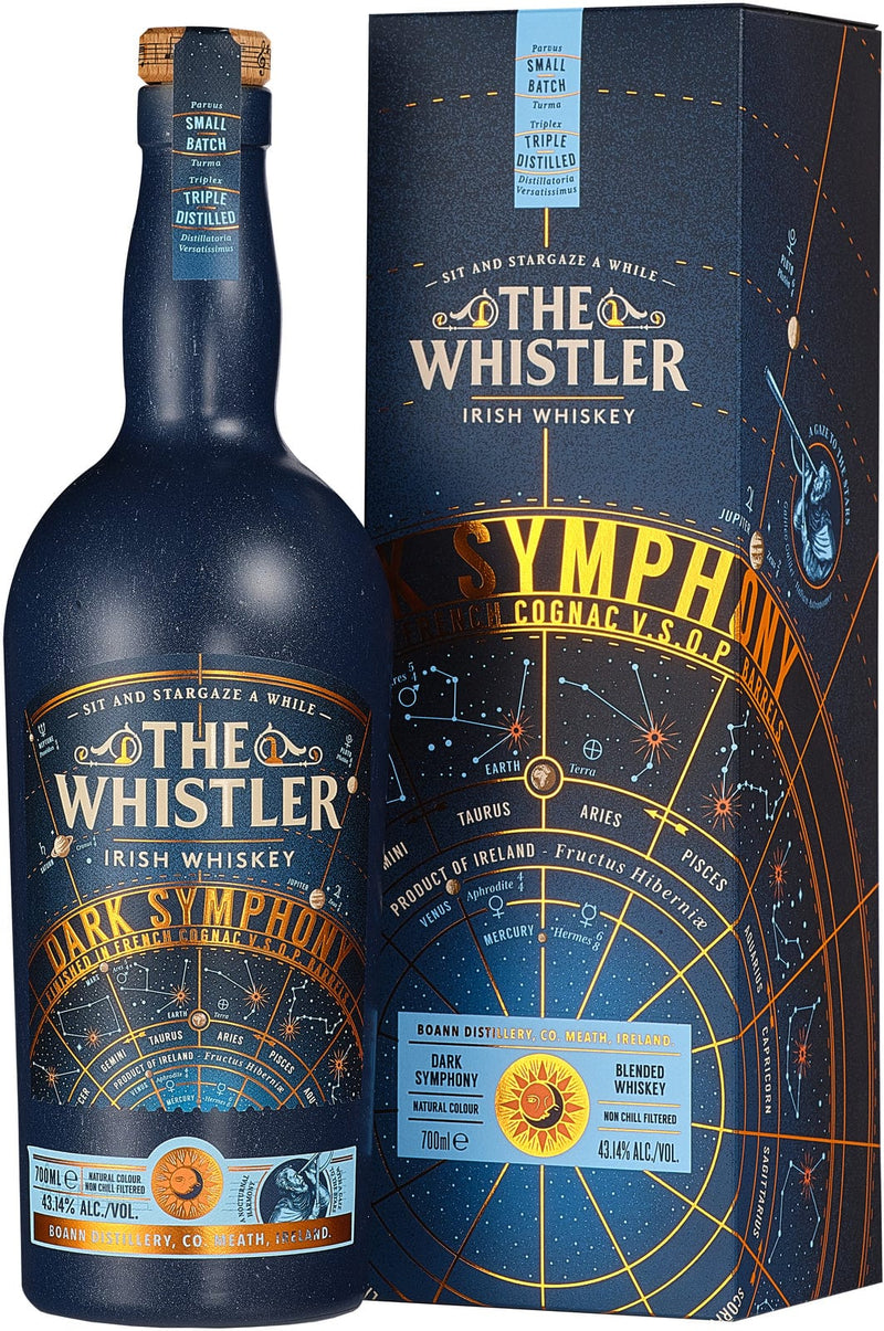 The Whistler Dark Symphony Blended Irish Whiskey 70cl