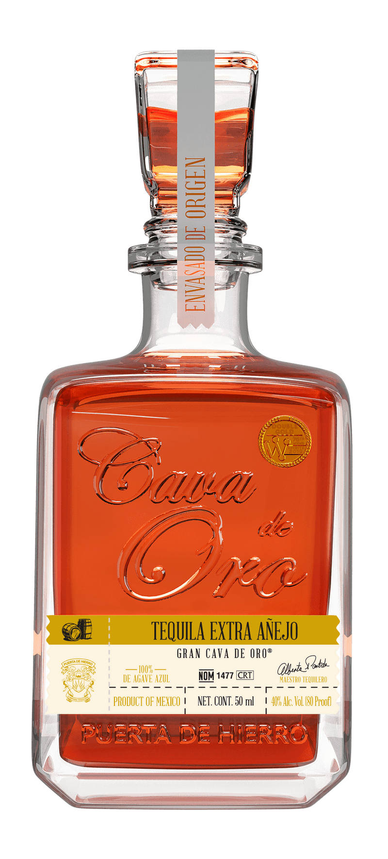Cava De Oro Tequila Extra Añejo 5cl