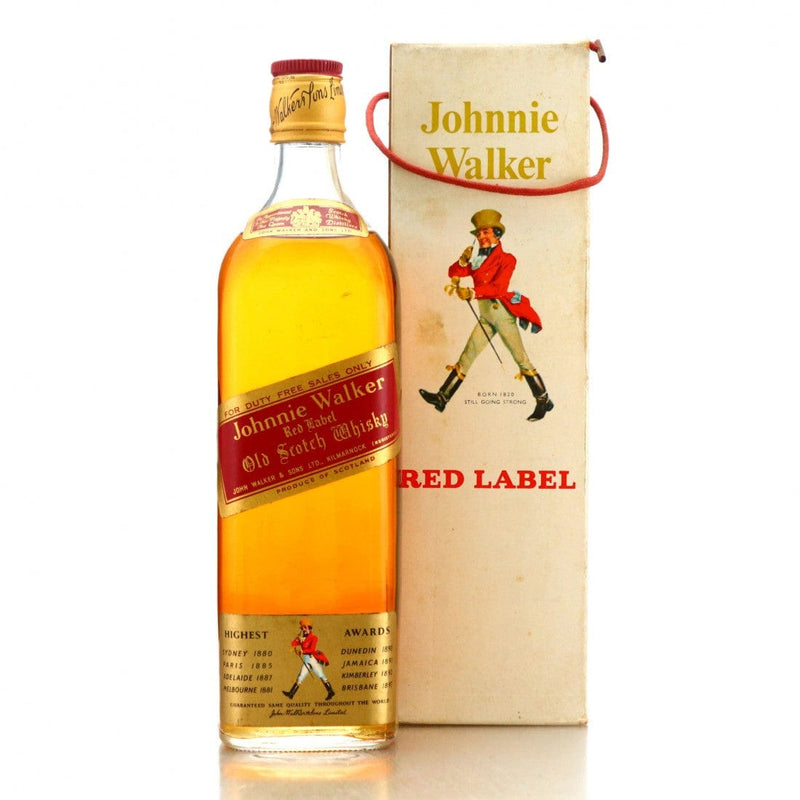 Johnnie Walker Red Label Gift Box 1970s 70cl