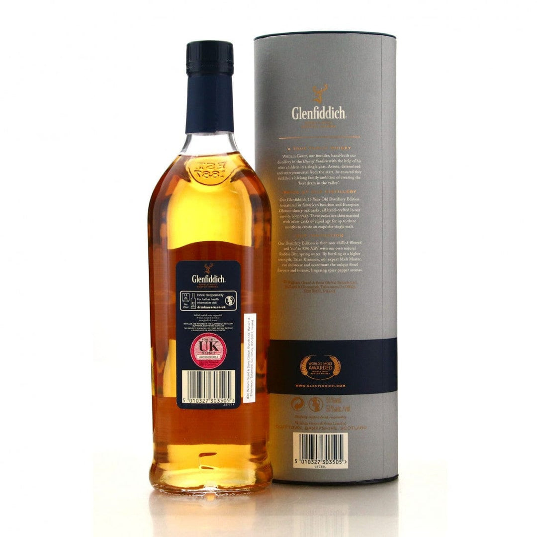 Glenfiddich 15年 51度 1L Whisky Online Cyprus - Glenfiddich 15 Years Old Distillery