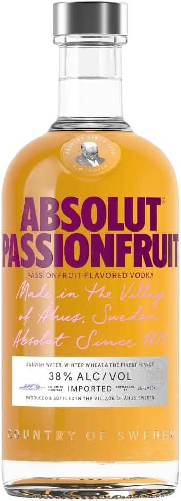 Absolut Passionfruit Flavoured Vodka 70cl