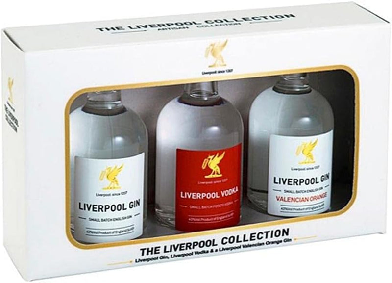 Liverpool Spirits Tasting Miniature Collection Gift Pack 3x5cl