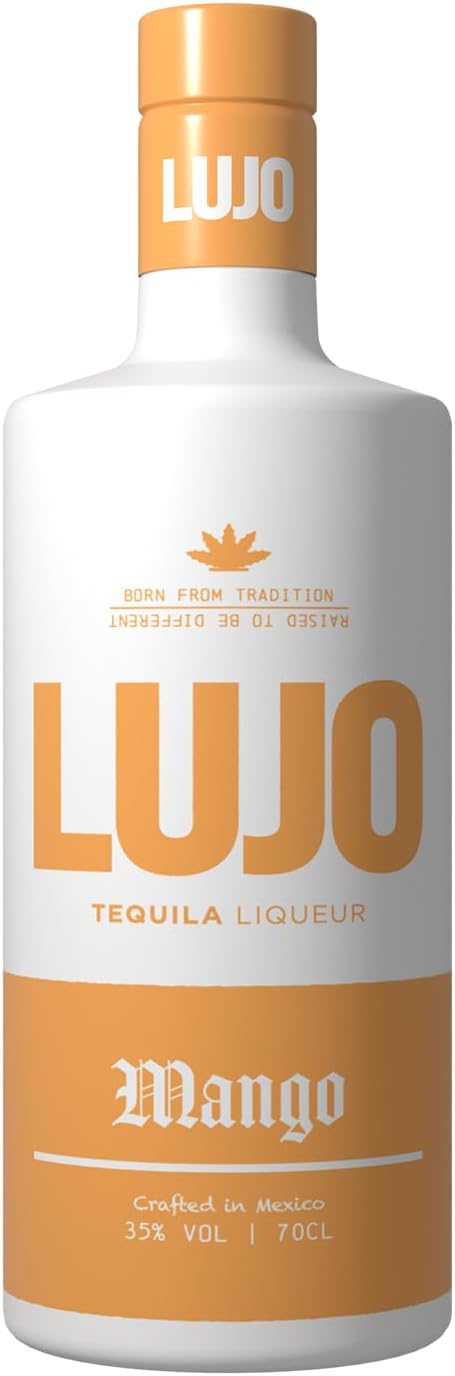 LUJO Mango Tequila Glow In The Dark Bottle 70cl