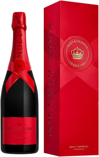 Moët &amp; Chandon Brut Impérial Champagne Red Limited Edition Gift Box 75cl
