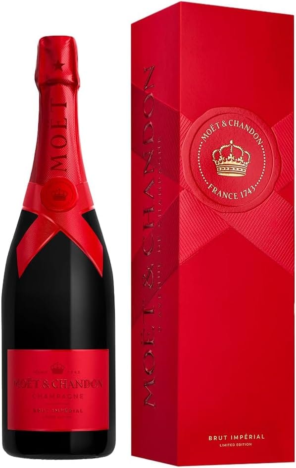Moët & Chandon Brut Impérial Champagne Red Limited Edition Gift Box 75cl