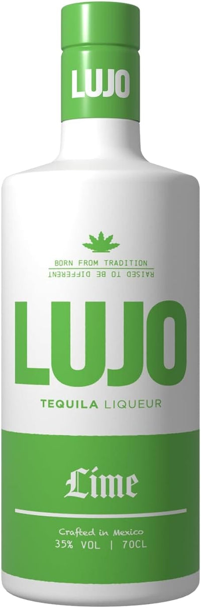 LUJO Lime Tequila Glow In The Dark Bottle 70cl