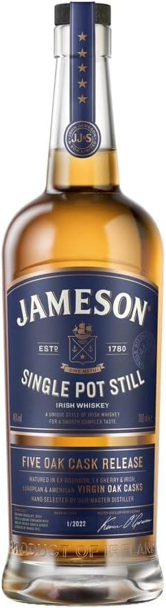 Jameson Single Pot Still Irish Whiskey 70cl