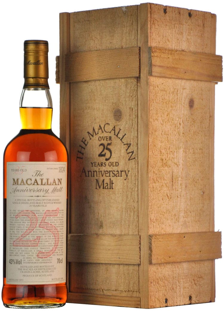 Macallan 25 Year Old Anniversary Malt Scotch Whisky 70cl