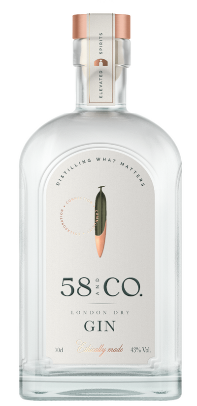 58 And Co London Dry Gin 70cl