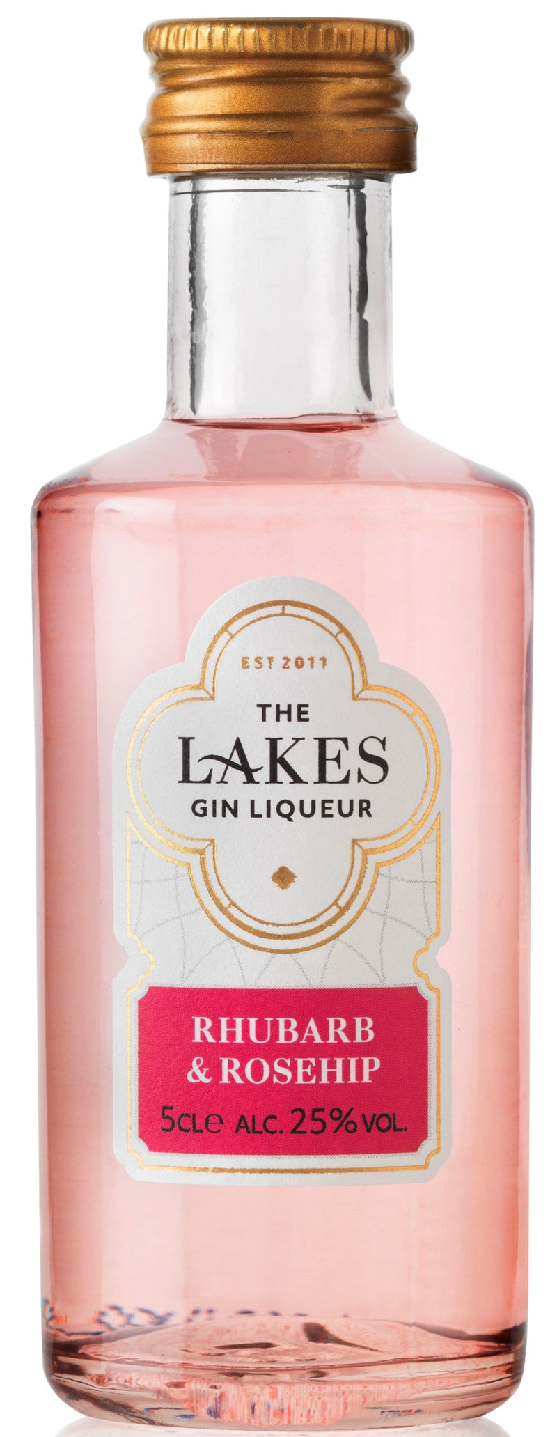 The Lakes Rhubarb & Rosehip Gin Liqueur Miniature 5cl