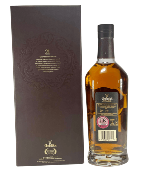 Glenfiddich 21 Year Old Reserva Rum Cask Finish (Old DDesign 70cl