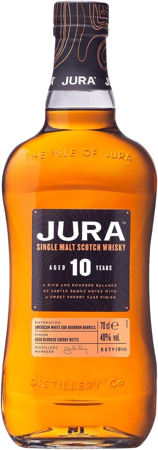 Jura 10 Year Old Single Malt Scotch Whisky 70cl