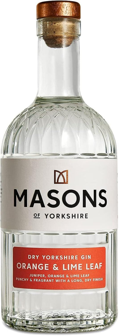 Masons Of Yorkshire Orange &amp; Lime Leaf Gin Miniature 5cl