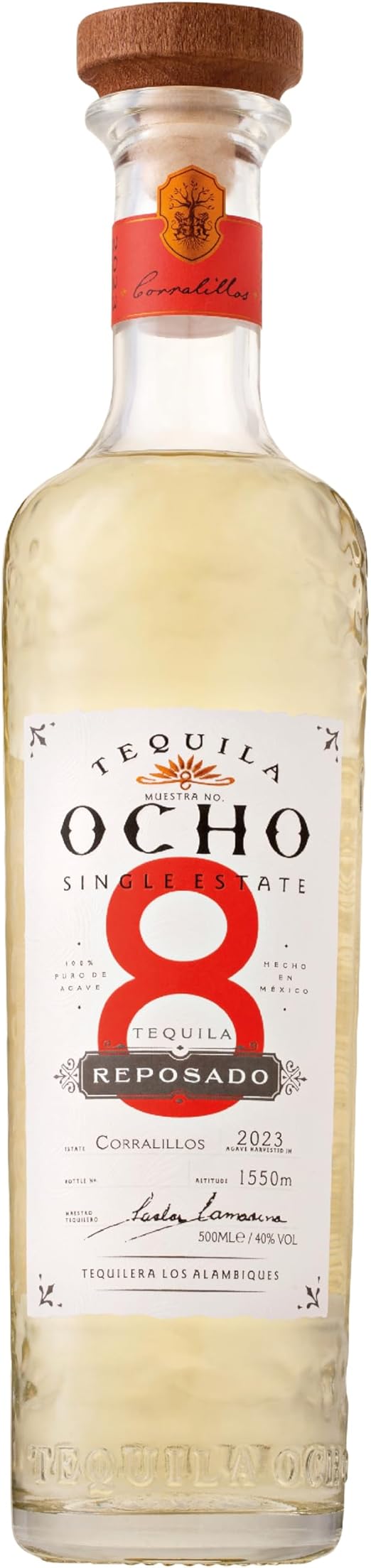 Ocho Reposado Agave Tequila 50cl