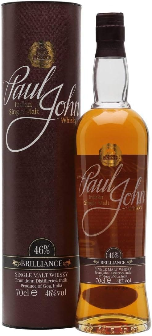 Paul John Brilliance Single Malt Indian Whisky 70cl
