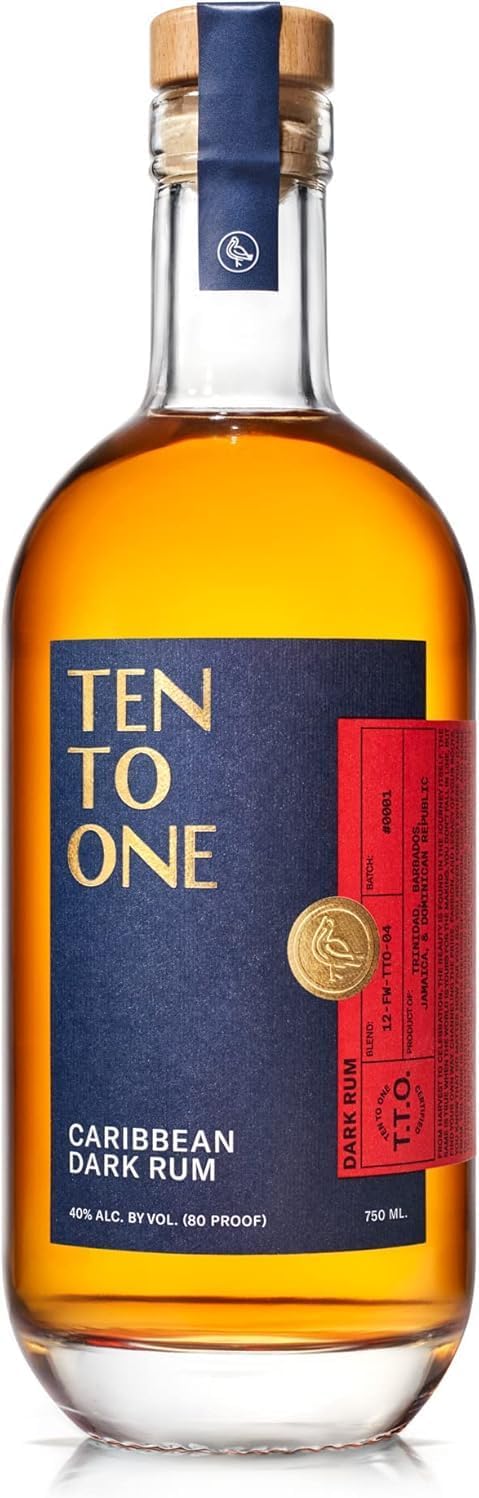 Ten To One Caribbean Dark Rum 70cl