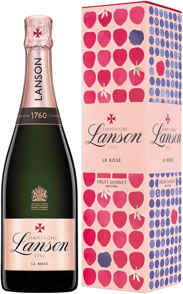 Lanson Le Rosé Fruit Market Brut NV Champagne 75cl