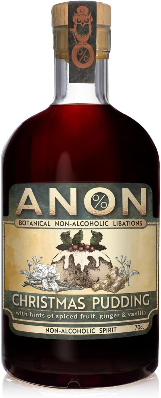 ANON Christmas Pudding Non Alcoholic Spirit 70cl