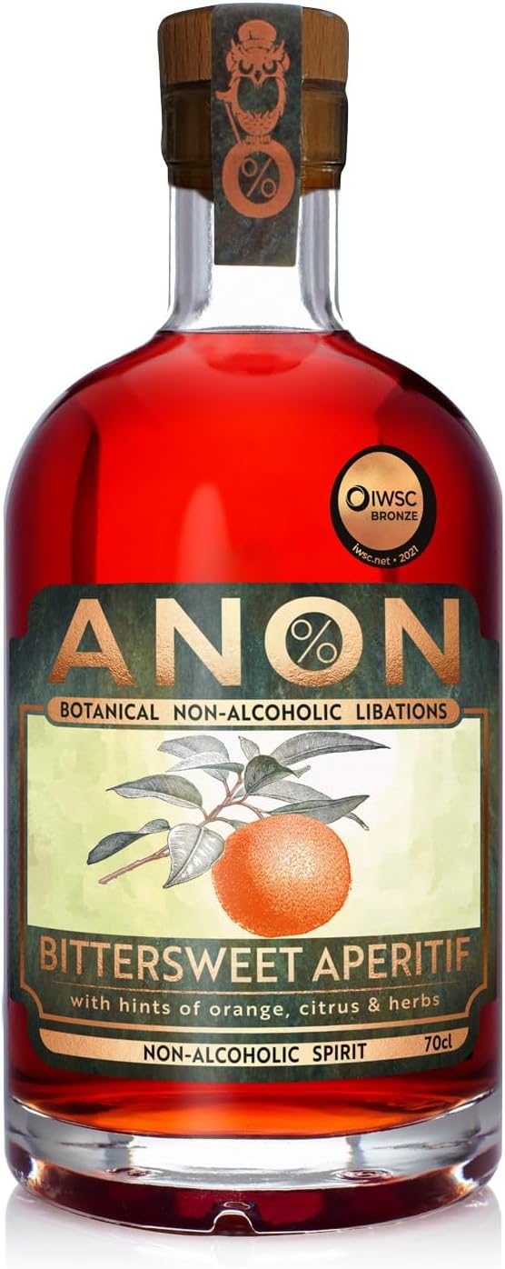 ANON Bittersweet Non Alcoholic Aperitif 70cl