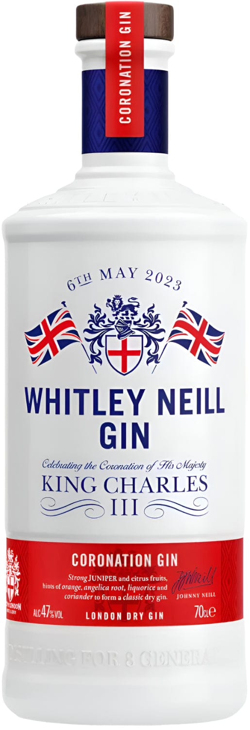 Whitley Neill Limited Edition King Charles III Coronation Gin 70cl
