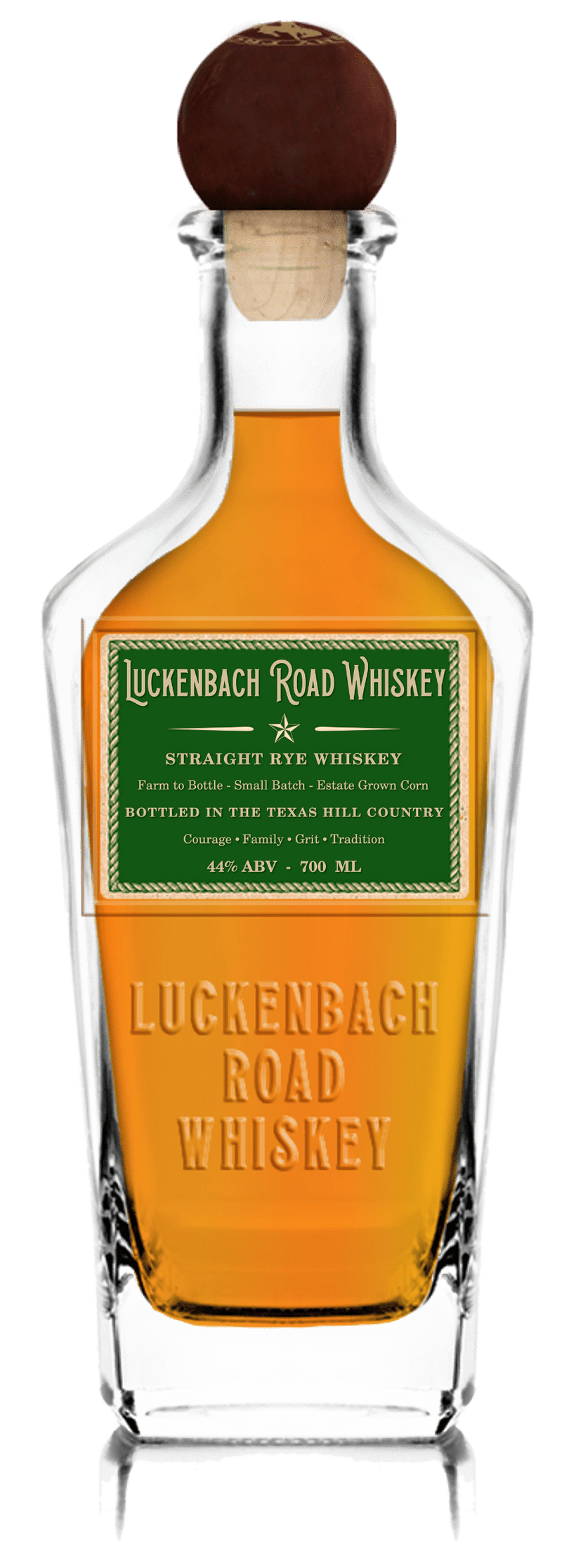 Luckenbach Road American Rye Whiskey 70cl