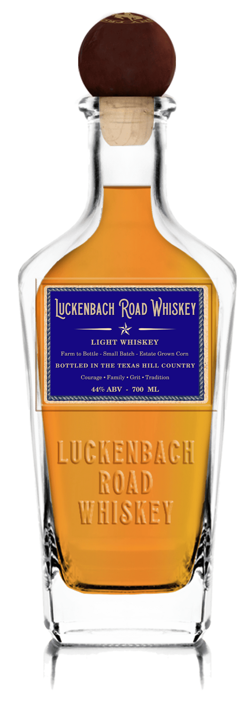 Luckenbach Road American Light Whiskey 70cl