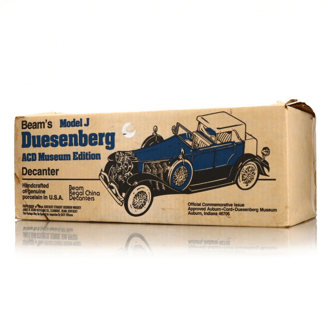 Beam's 100 Month Old Duesenberg Model J Acd Museum Decanter 1980s