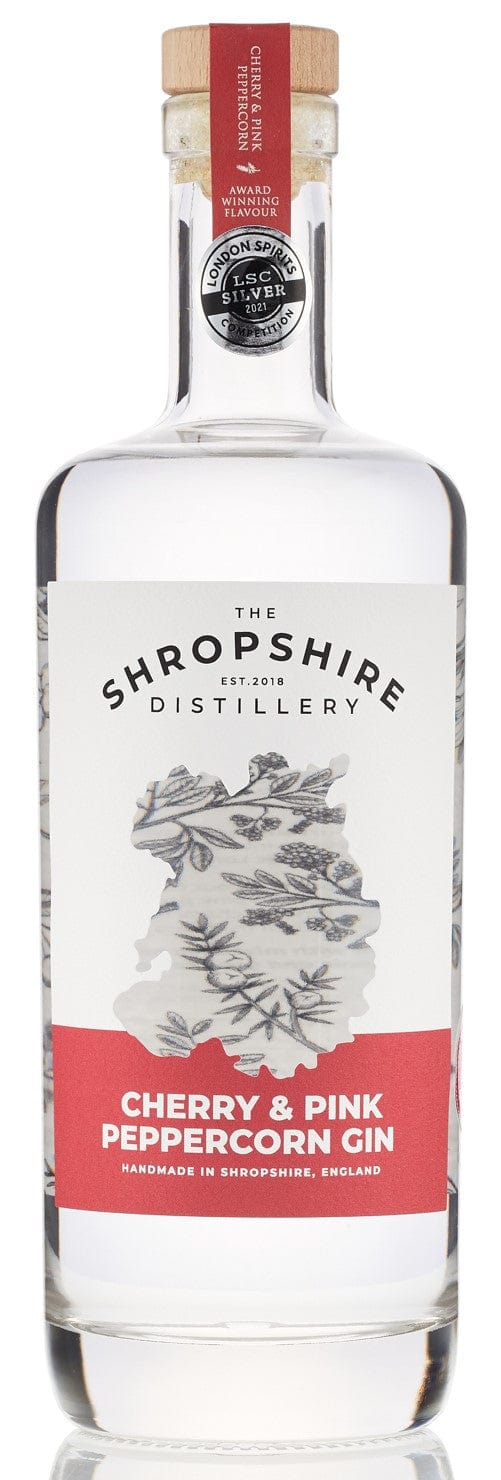 The Shropshire Distillery Cherry and Pink Peppercorn Gin 70cl
