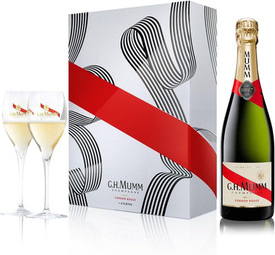 G.H. Mumm Cordon Rouge Champagne Gift Set 75cl