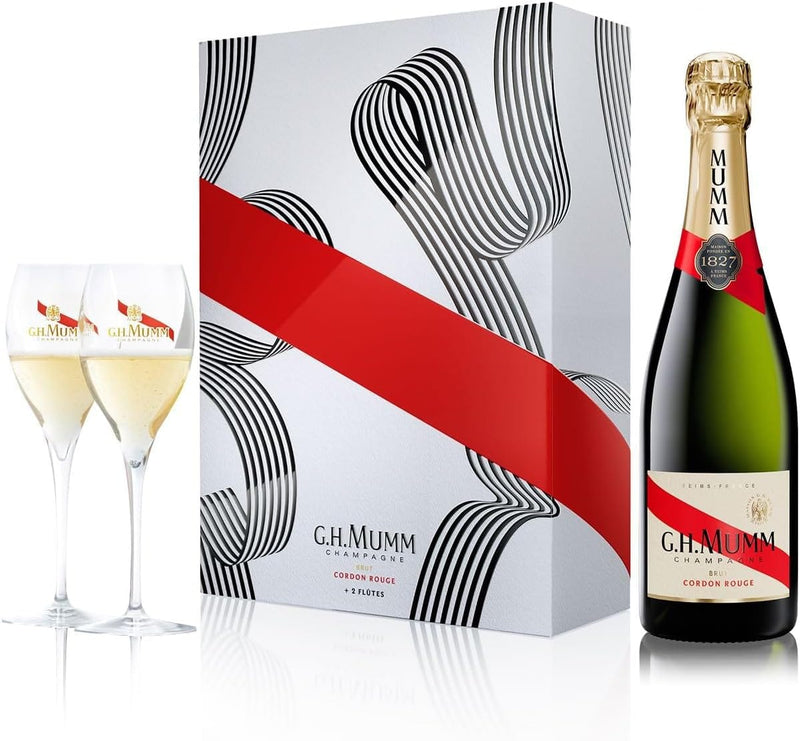 G.H. Mumm Cordon Rouge Champagne Gift Set 75cl