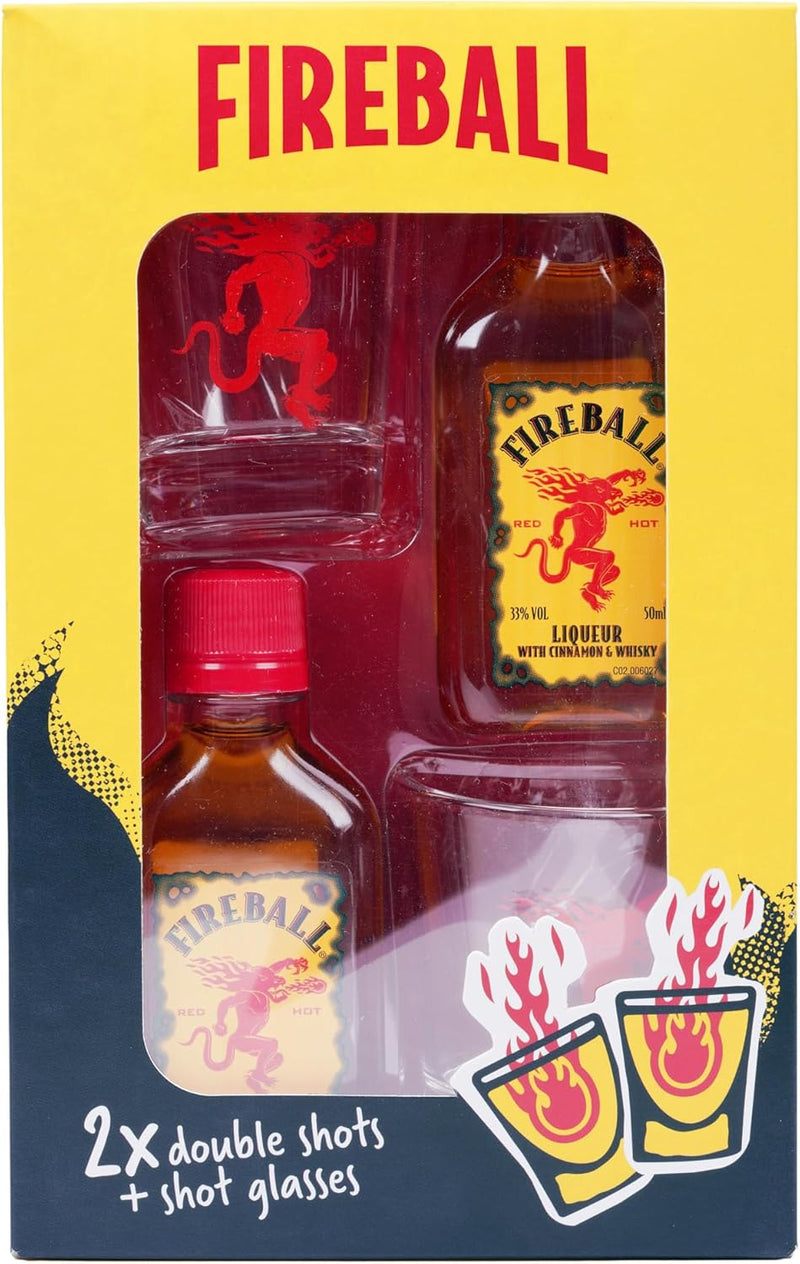 Fireball Whisky Gift Pack 2x5cl – Threshers