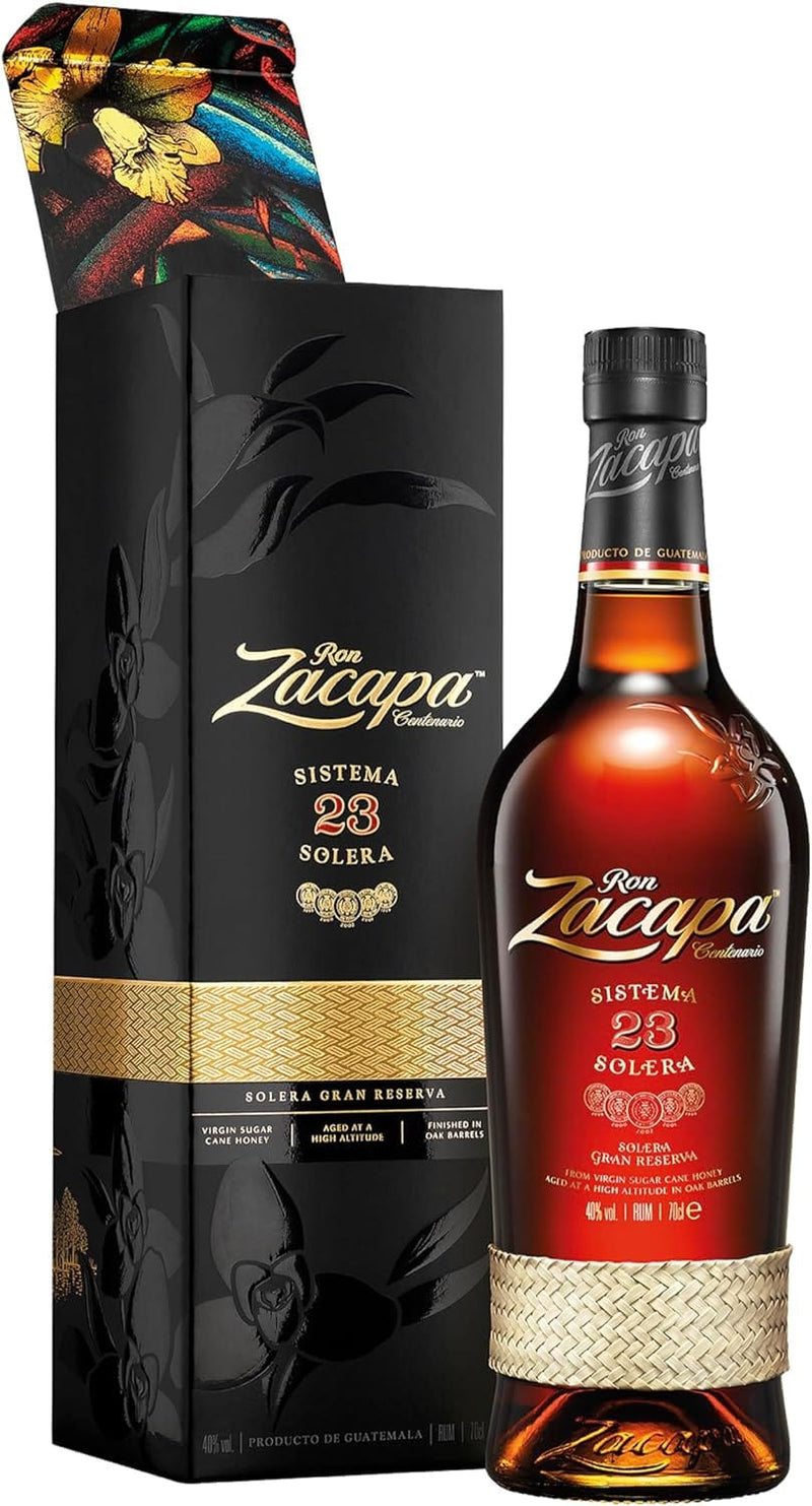 Ron Zacapa Centenario 23 Sistema Solera Dark Rum Gift Box 70cl