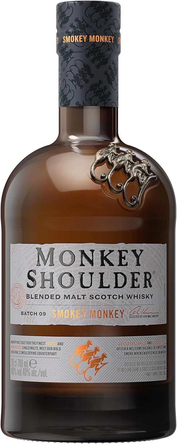 Monkey Shoulder Smokey Monkey Blended Malt Scotch Whisky 70cl