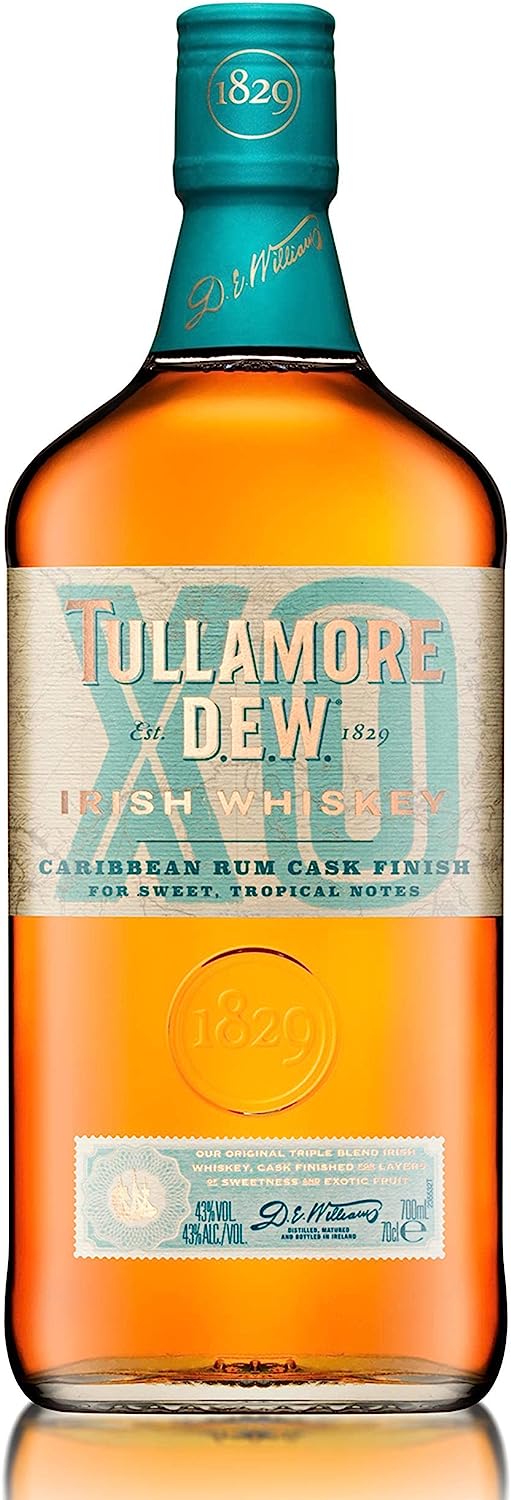 Tullamore DEW XO Rum Cask Finish Triple Distilled Blended Irish Whiskey 70cl