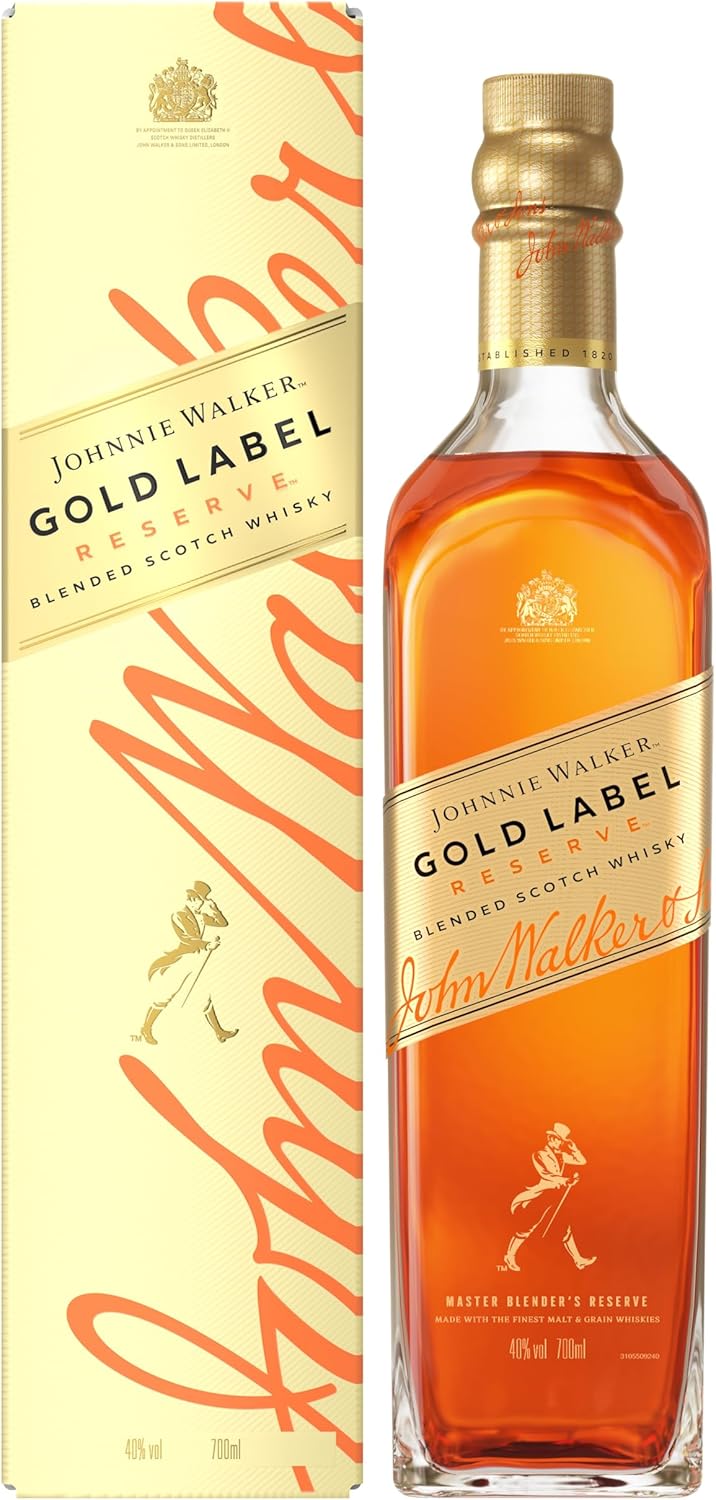 Johnnie Walker Gold Label Limited Edition Blended Scotch Whisky 70cl ...