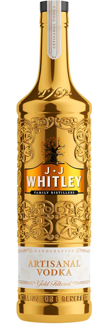 JJ Whitley Artisanal Gold Vodka 70cl