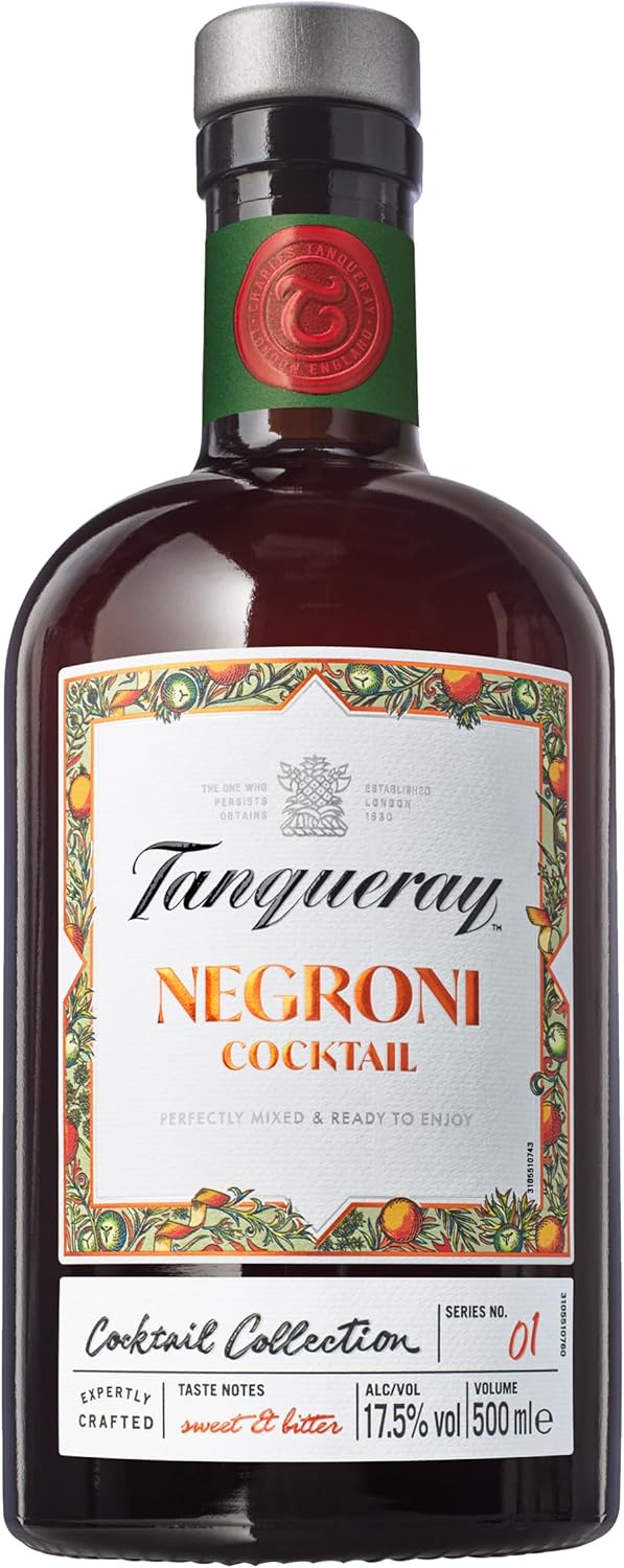 Tanqueray London Dry Gin Negroni Cocktail 50cl