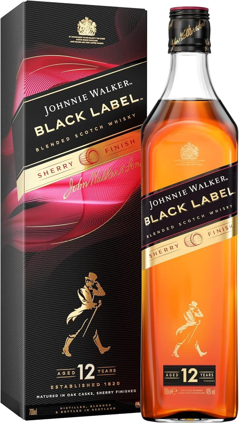 Johnnie Walker 12 Year Old Black Label Sherry Finish 70cl