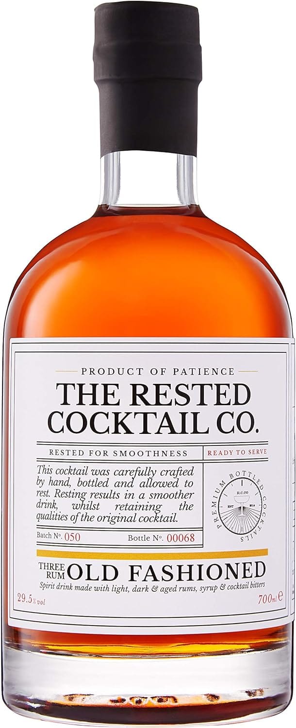 The Rested Cocktail Company Ready To Drink Rum Old Fashioned 70cl
