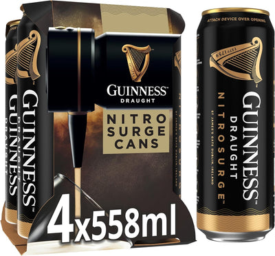 Guinness Draught Nitrosurge Cans 4x558ml