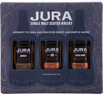 Jura Single Malt Scotch Whisky Miniature Pack 3x5cl