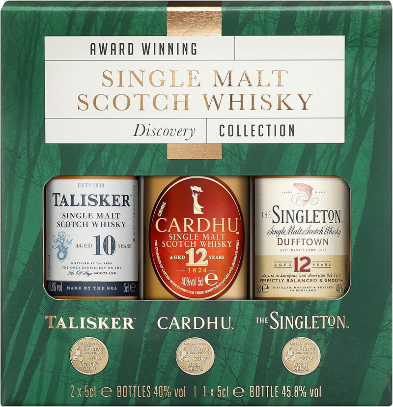 Classic Single Malt Scotch Whisky Discovery Selection 3x5cl