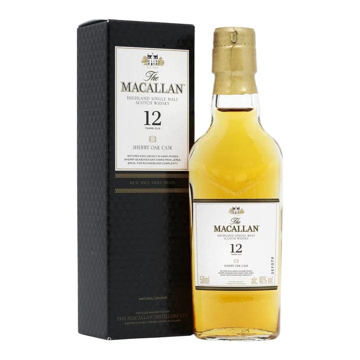 Macallan 12 Year Old Sherry Oak Miniature 5cl