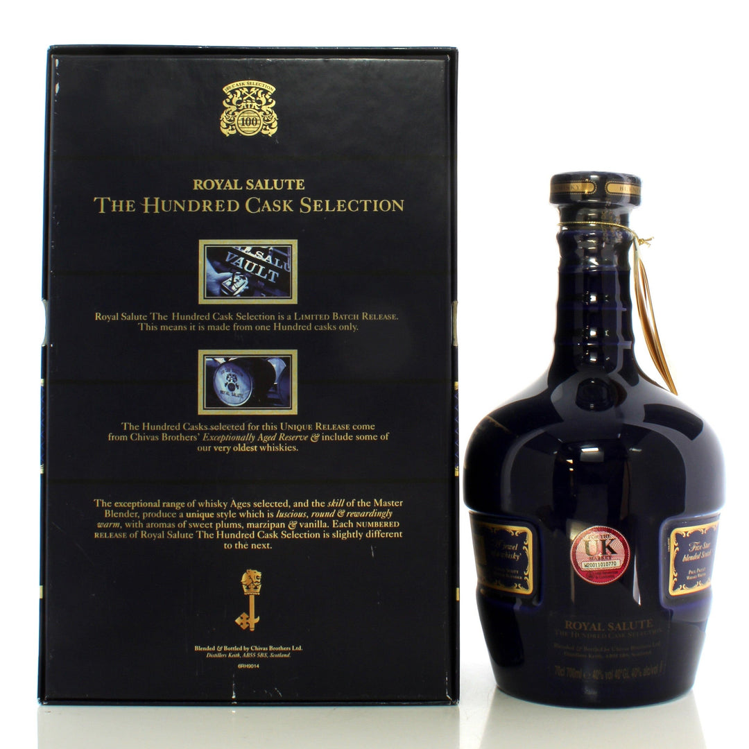 ウイスキー  Salute Hundred Cask Selection Royal Salute The Hundred Cask Selection - Ratings and