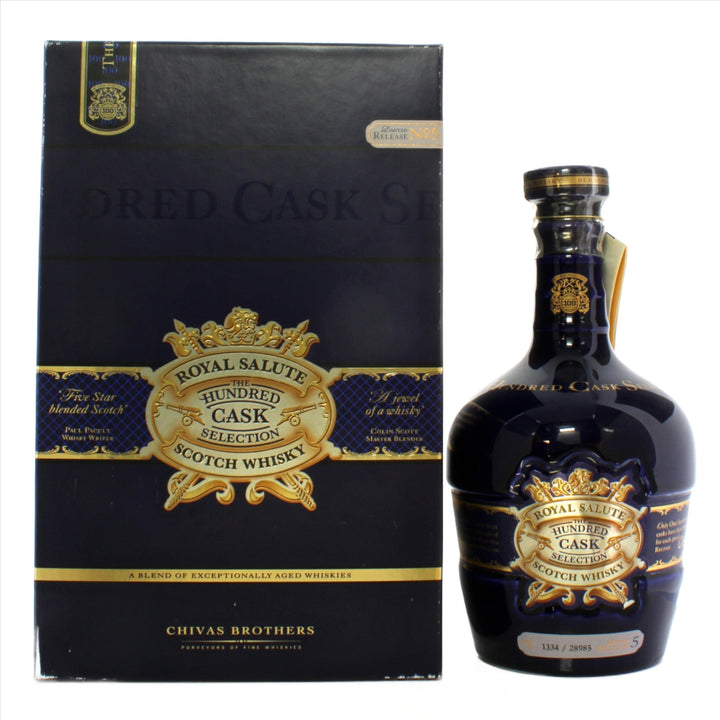 ウイスキー  Salute Hundred Cask Selection Royal Salute the Hundred Cask Selection Release No.5 70cl