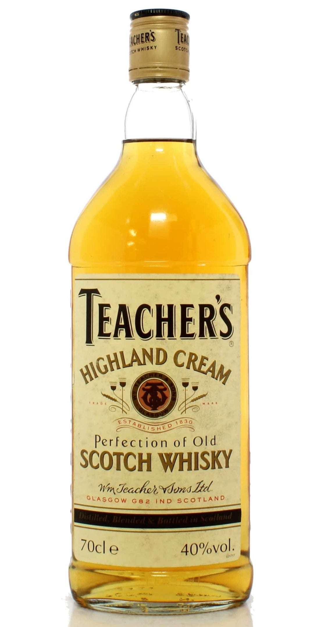 ウイスキー TEACHER'S HIGHLAND CREAM SCOTCH WHISKY Viskis Teacher's HIGHLAND CREAM Blended Scotch Whisky 40