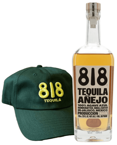 818 Anejo Tequila &amp; Green Baseball Cap 70cl