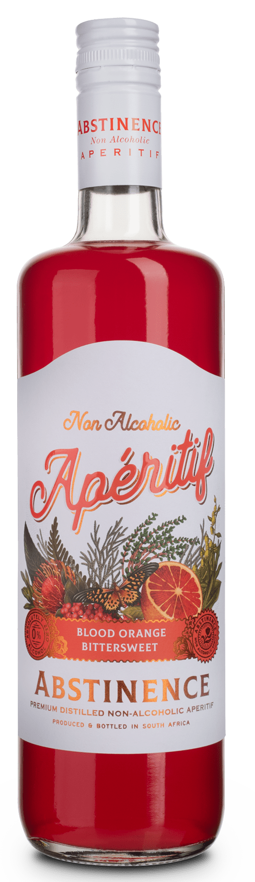 Abstinence Blood Orange Alcohol Free Aperitif 75cl